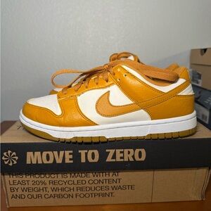 Nike Women's Sneakers in Orange and White